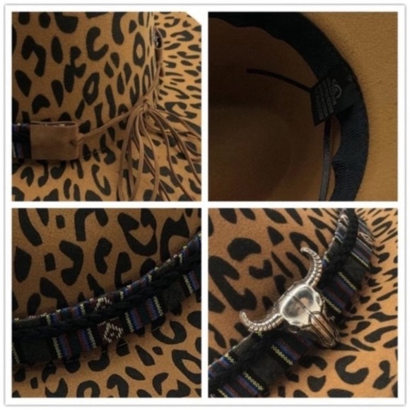 Leopard Print Western Hat - Picture 8 of 12